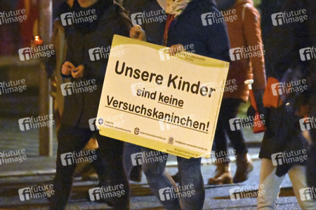 Impfgegner-Demo in Nürnberg