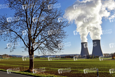 Das Kernkraftwerk Grohnde vor der Abschaltung