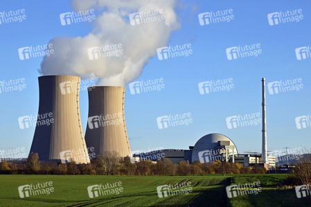 Das Kernkraftwerk Grohnde vor der Abschaltung