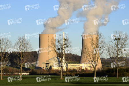 Das Kernkraftwerk Grohnde vor der Abschaltung