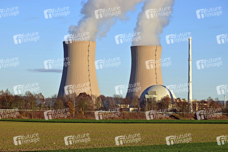 Das Kernkraftwerk Grohnde vor der Abschaltung