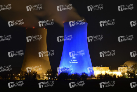 Das Kernkraftwerk Grohnde vor der Abschaltung