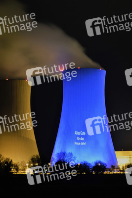 Das Kernkraftwerk Grohnde vor der Abschaltung