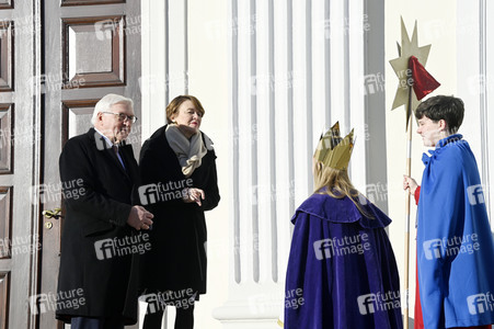 Frank-Walter Steinmeier empfängt die Sternsinger in Berlin