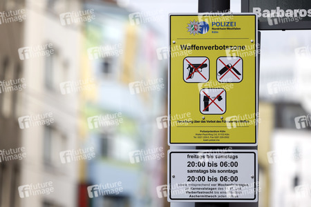 Symbolfoto Waffenverbotszone