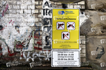 Symbolfoto Waffenverbotszone