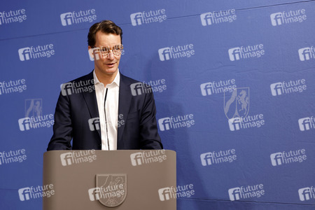Übergabe der Neujahrsbrezel an Hendrik Wüst in Düsseldorf