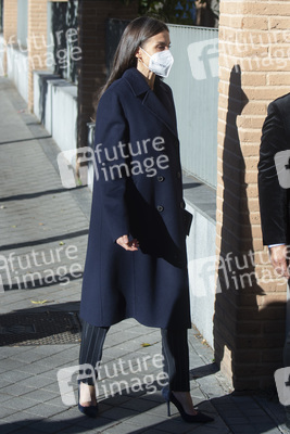 Königin Letizia besucht eine Sitzung der FEDER in Madrid