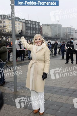 Einweihung der Jan-Fedder-Promenade in Hamburg