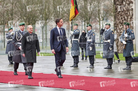 Olaf Scholz empfängt Mark Rutte in Berlin
