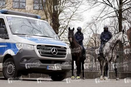 Coronademo in Düsseldorf
