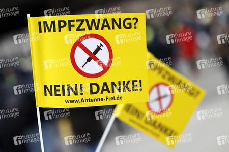 Coronademo in Düsseldorf