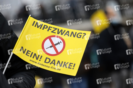 Coronademo in Düsseldorf