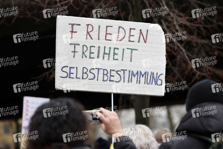 Coronademo in Düsseldorf