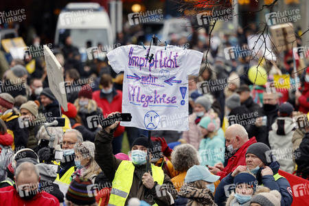 Coronademo in Düsseldorf