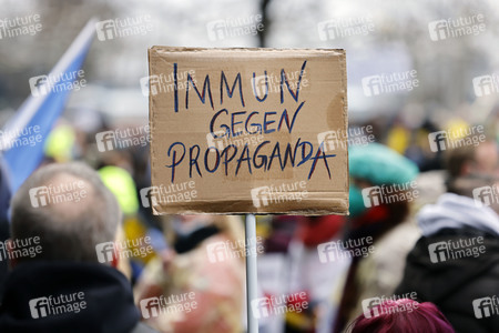 Coronademo in Düsseldorf