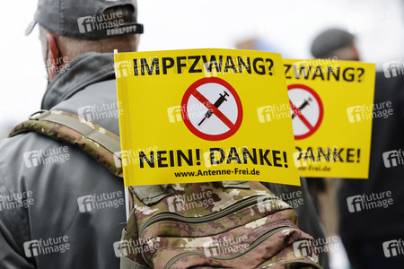 Coronademo in Düsseldorf