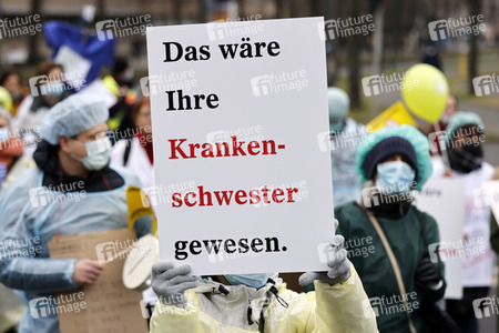 Coronademo in Düsseldorf