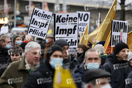 Coronademo in Düsseldorf