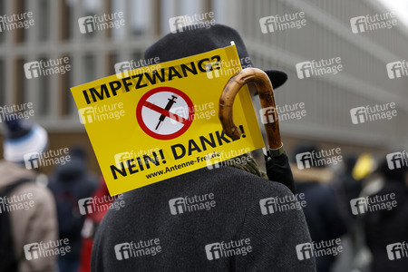 Coronademo in Düsseldorf