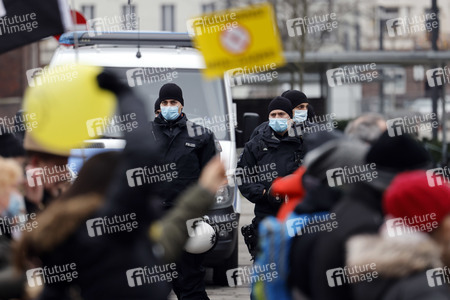 Coronademo in Düsseldorf