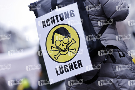 Coronademo in Düsseldorf