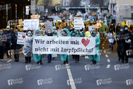 Coronademo in Düsseldorf