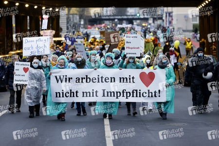 Coronademo in Düsseldorf