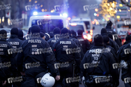 Coronademo in Düsseldorf