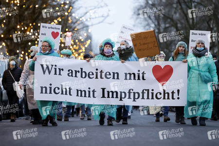 Coronademo in Düsseldorf