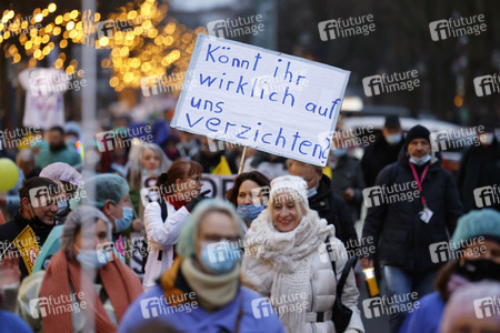 Coronademo in Düsseldorf