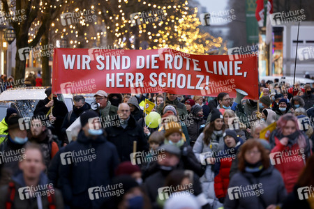 Coronademo in Düsseldorf