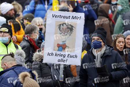 Coronademo in Düsseldorf