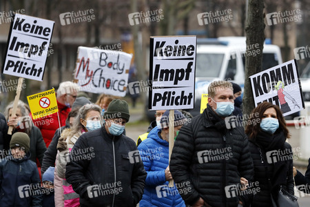 Coronademo in Düsseldorf