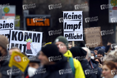 Coronademo in Düsseldorf