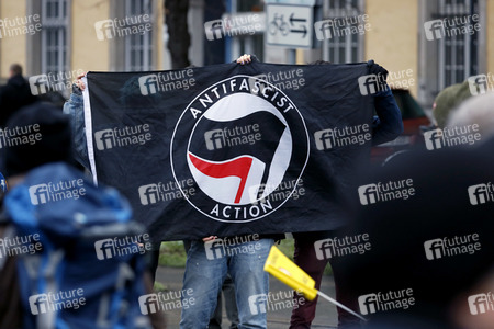 Coronademo in Düsseldorf