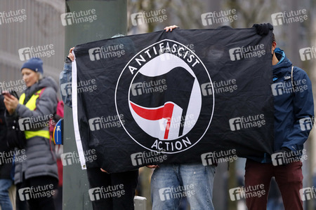 Coronademo in Düsseldorf