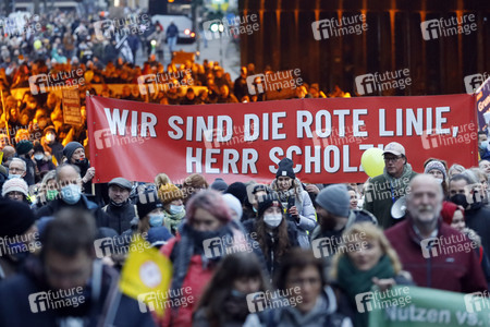 Coronademo in Düsseldorf