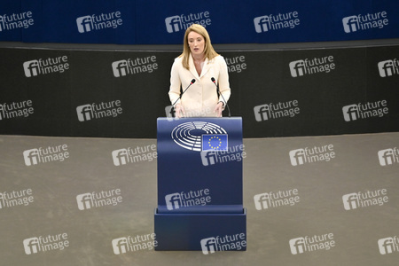 Wahl der neuen EU-Präsidentin im Europäischen Parlament in Straßburg