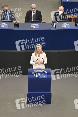Wahl der neuen EU-Präsidentin im Europäischen Parlament in Straßburg