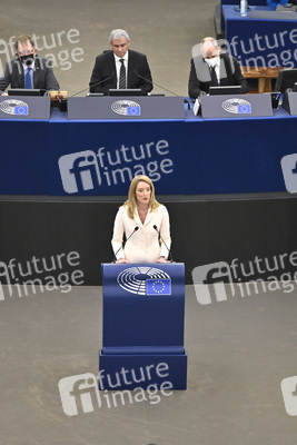 Wahl der neuen EU-Präsidentin im Europäischen Parlament in Straßburg