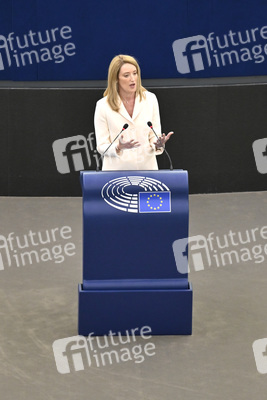 Wahl der neuen EU-Präsidentin im Europäischen Parlament in Straßburg