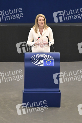 Wahl der neuen EU-Präsidentin im Europäischen Parlament in Straßburg