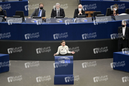 Wahl der neuen EU-Präsidentin im Europäischen Parlament in Straßburg