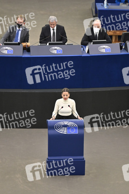 Wahl der neuen EU-Präsidentin im Europäischen Parlament in Straßburg