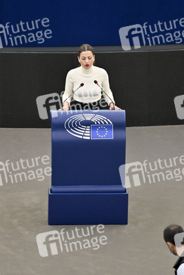 Wahl der neuen EU-Präsidentin im Europäischen Parlament in Straßburg