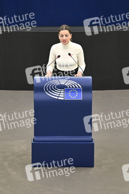 Wahl der neuen EU-Präsidentin im Europäischen Parlament in Straßburg