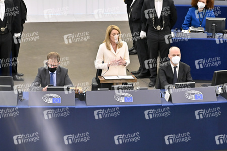 Wahl der neuen EU-Präsidentin im Europäischen Parlament in Straßburg