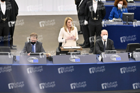 Wahl der neuen EU-Präsidentin im Europäischen Parlament in Straßburg