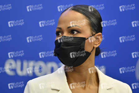 Pressekonferenz der Fraktion Die Grünen/EFA im EU-Parlament in Straßburg